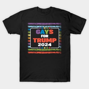 Gays for Trump 2024 T-Shirt